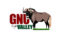 Gnu Valley logo with wildebeest